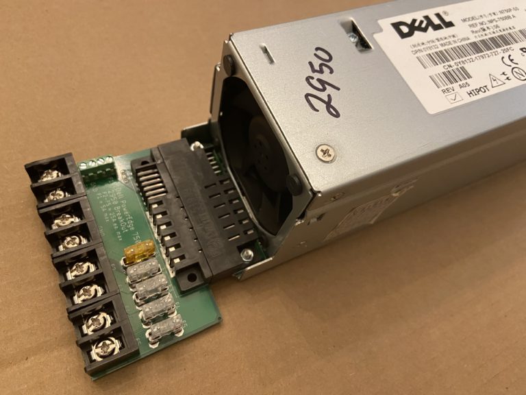Dell PowerEdge 2950 Server Power Supply Breakout Board Wizard of Wire